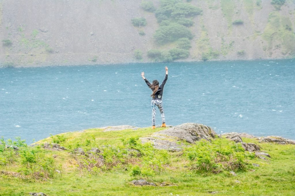 Ella at Wast Water, The Lake District