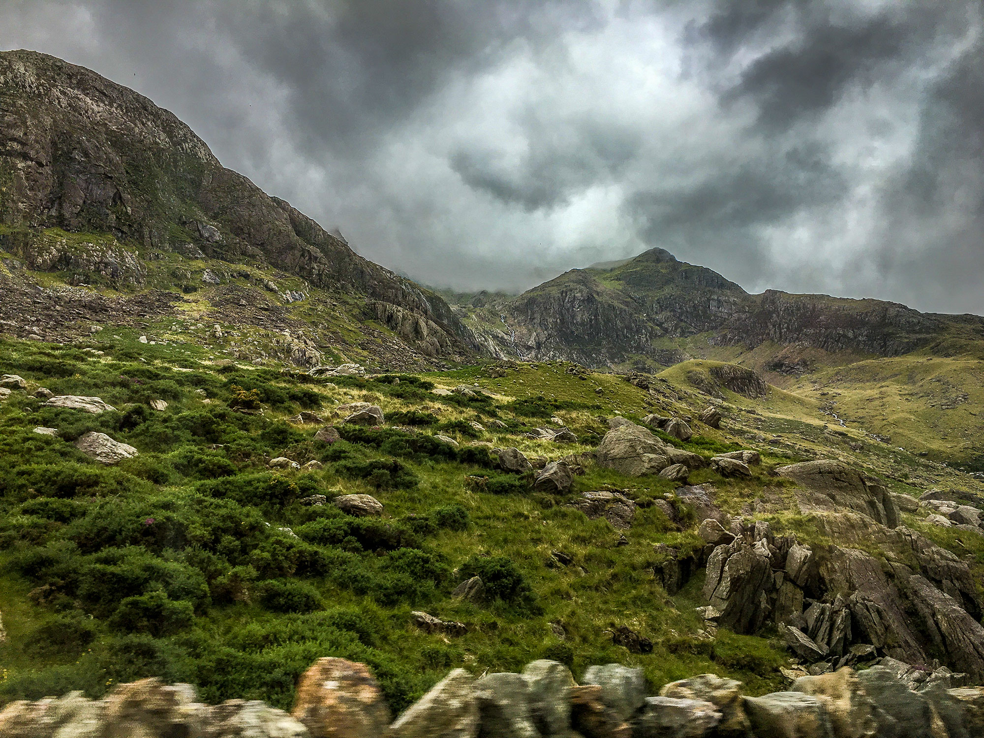 Mount Snowdon in Snowdonia National Park, Wales