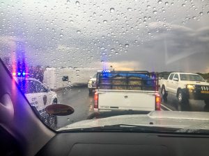 Bus accident in rain near Windhoek, Namibia