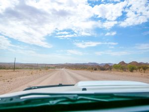 Self-drive through the desert in Damaraland, Namibia, Africa