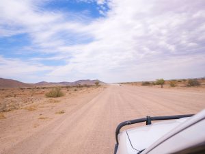 Self-drive through the desert in Damaraland, Namibia, Africa