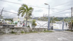 Driving through Roseau city in Dominica, the Caribbean