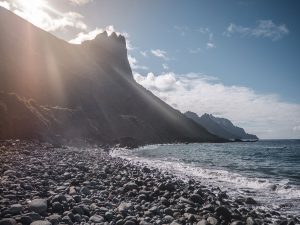 Beach in Anaga Rural Park, Tenerife