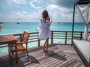 Ella McKendrick in Maldives