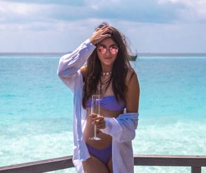 Ella McKendrick in Maldives