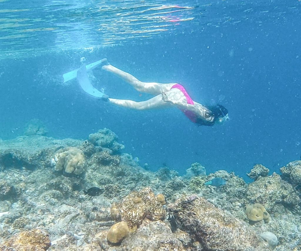 Ella McKendrick in Maldives