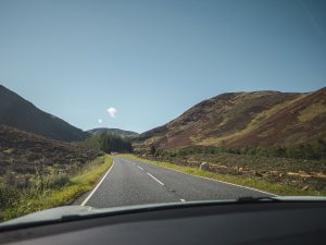 Drive Through the Scottish Highlands in Scotland