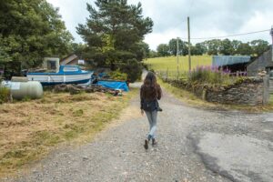 Ella McKendrick on Walk to the Falls of Acharn, Loch Tay, Scotland