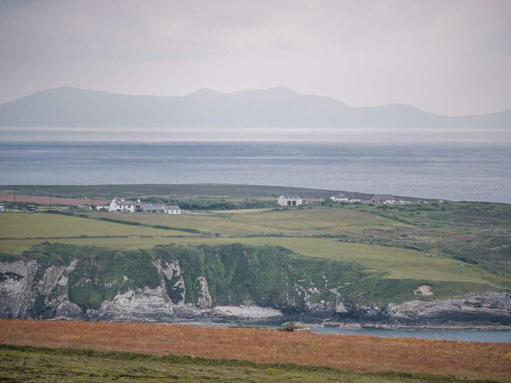 View from South Stack Cliffs over Holy Island, Anglesey, Wales