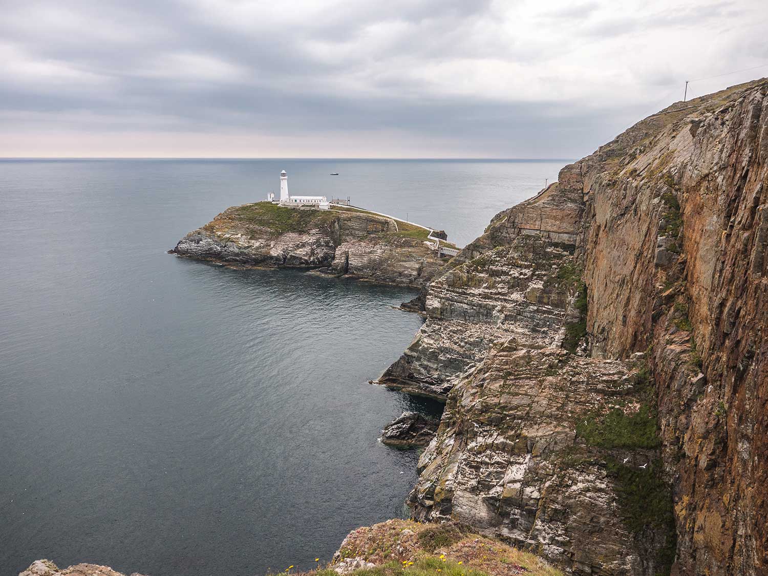 South Stack Lighthouse and Cliffs, Anglesey, Wales