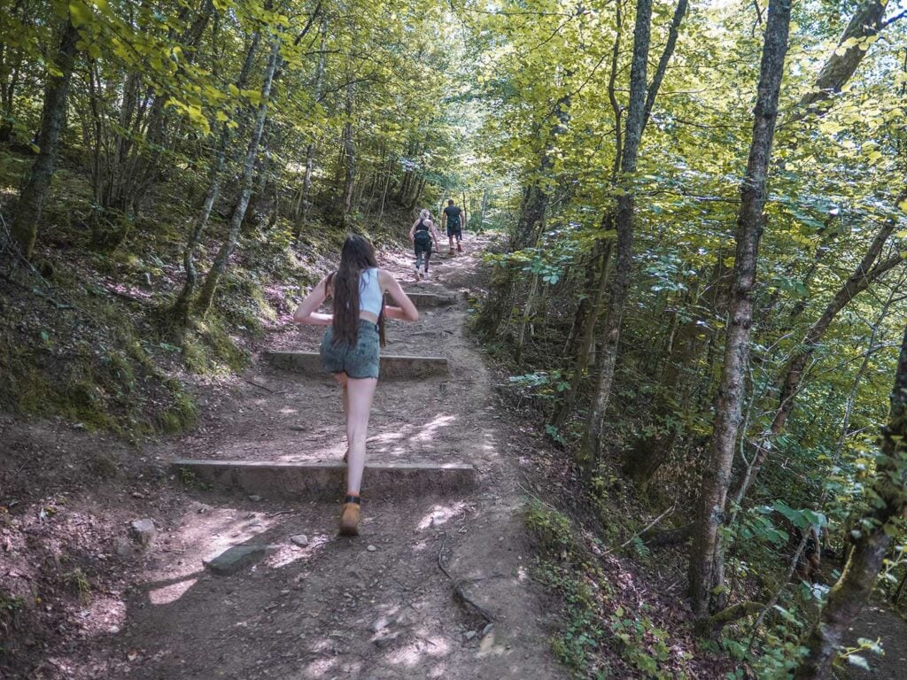 steps on birks of aberfeldy walk