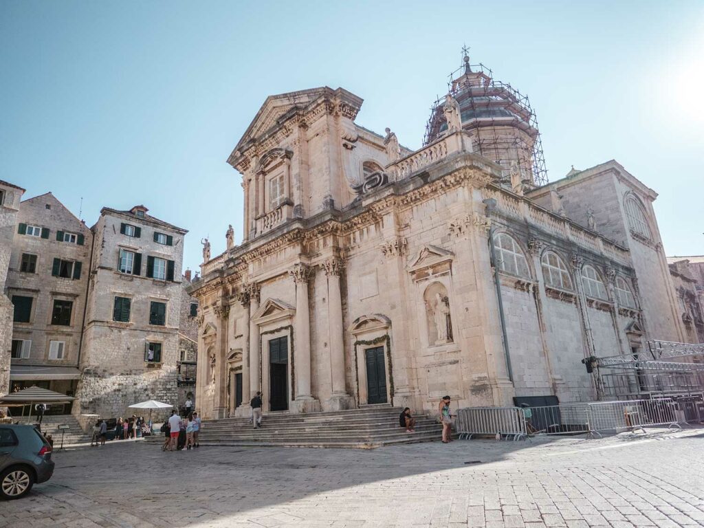Cathedral in Dubrovnik Old Town, Croatia