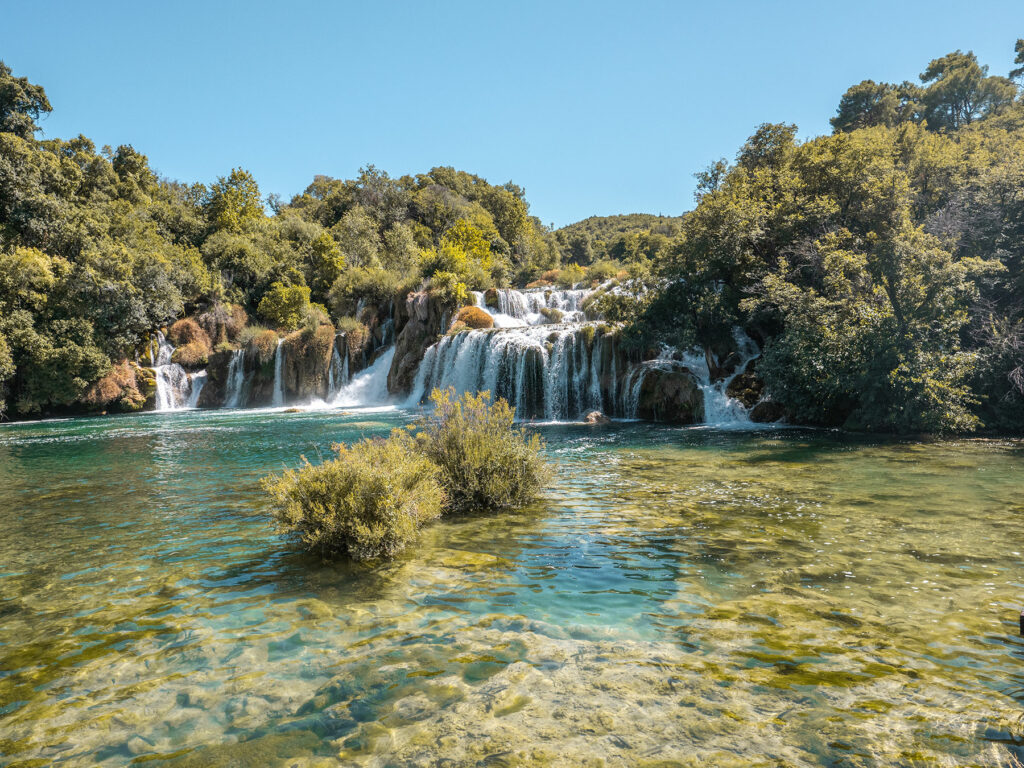 Skradinski Buk Waterfall in Krka National Park, Croatia