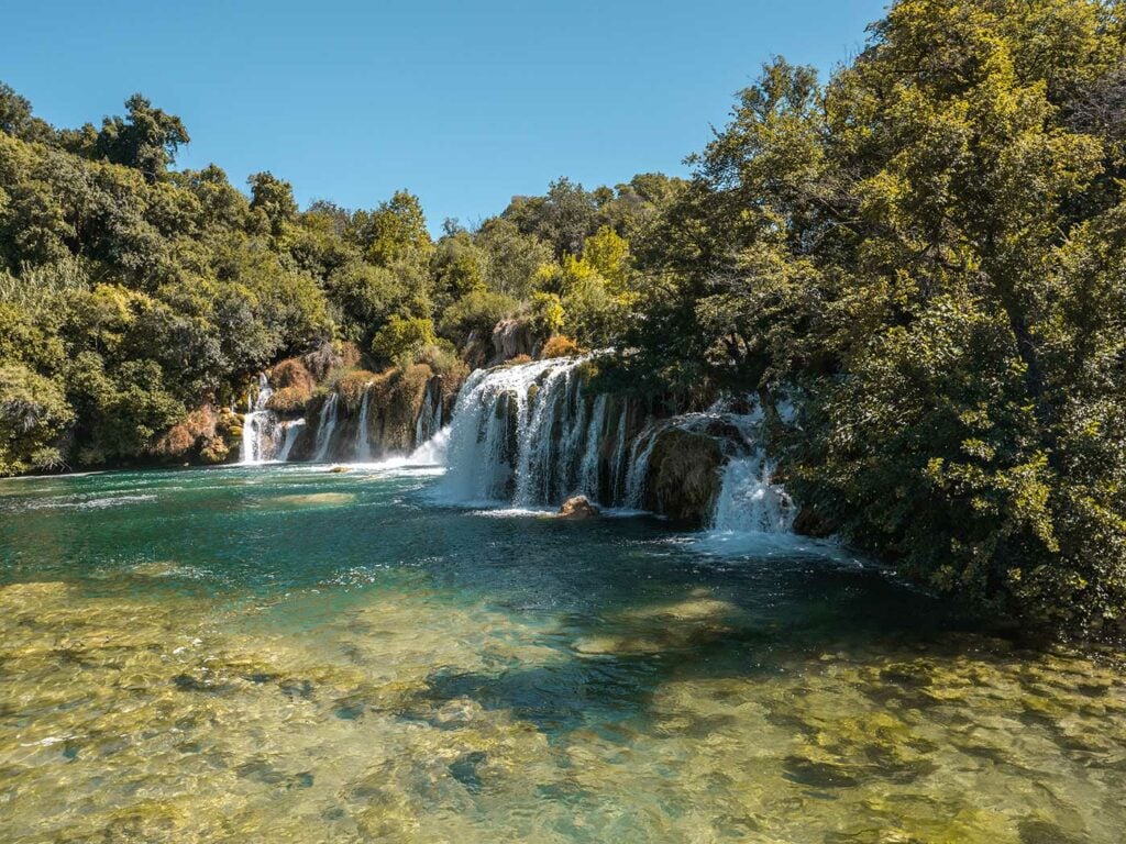 Skradinski Buk Waterfall in Krka National Park, Croatia