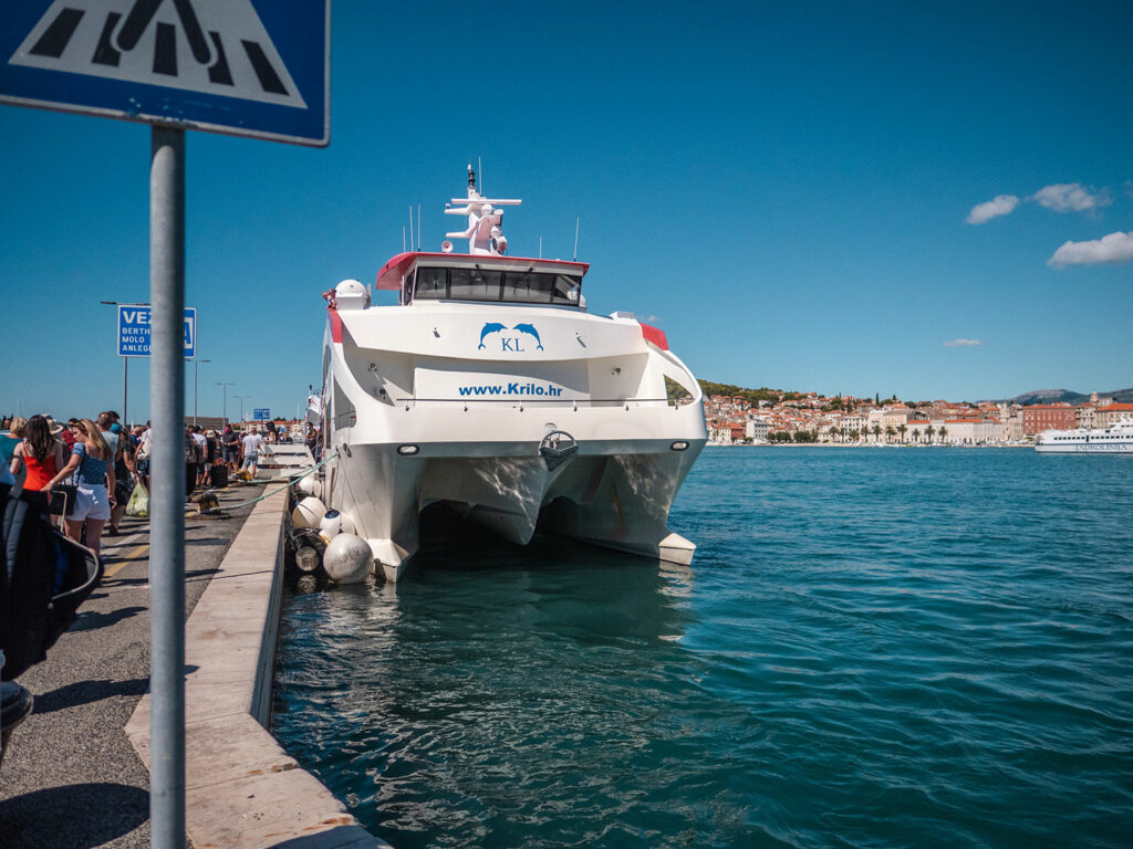 Ferry from Split, Croatia