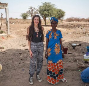 Ella McKendrick in Senegal