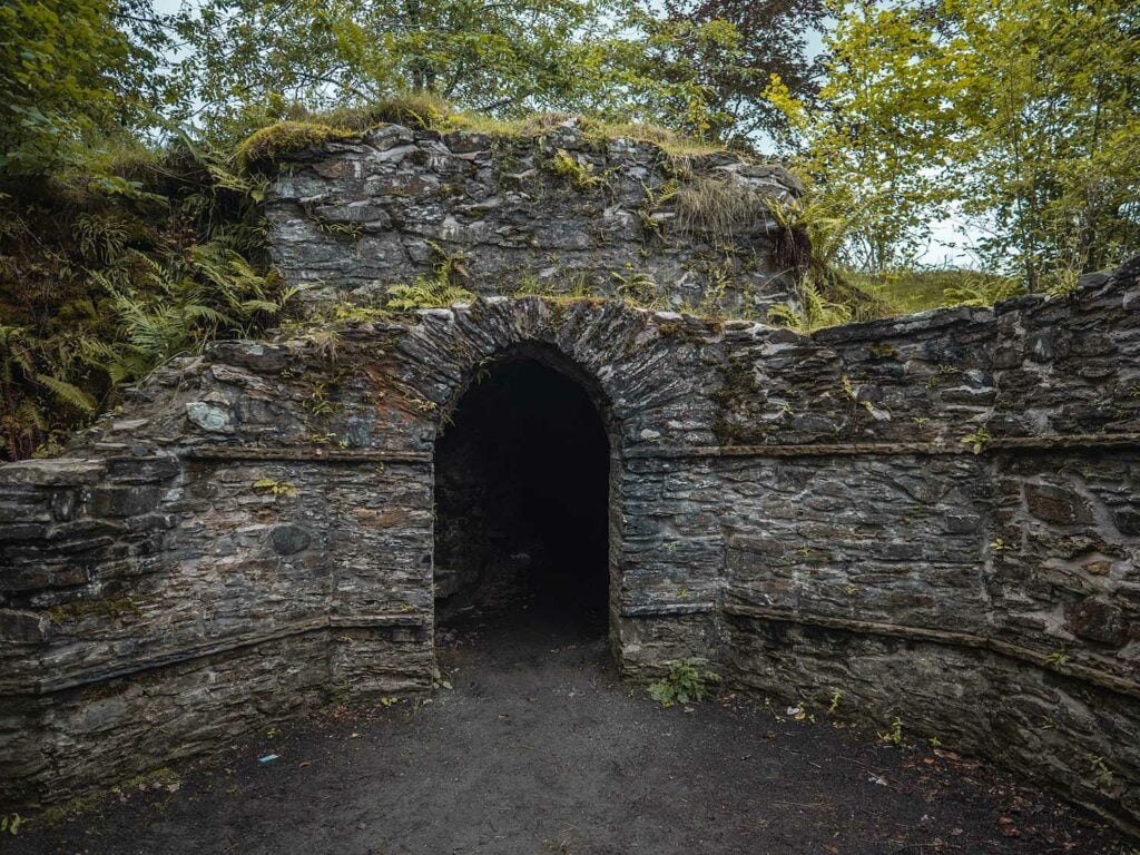 Hermit's Cave at Falls of Acharn, Loch Tay, Scotland