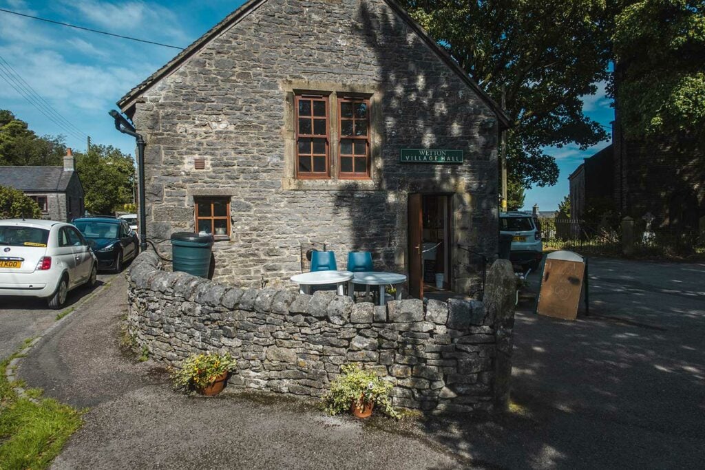 Wetton Village Hall - a great place for some tea and cake after visiting Dovedale Stepping Stones