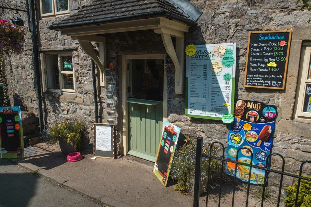 Pollys Cottage tea rooms in Milldale Village