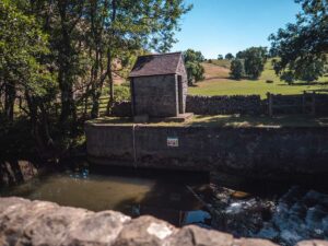 The Weir at Dovedale Stepping Stones in the Peak District