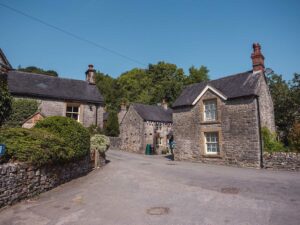 Milldale Village on the walk from Dovedale Stepping Stones