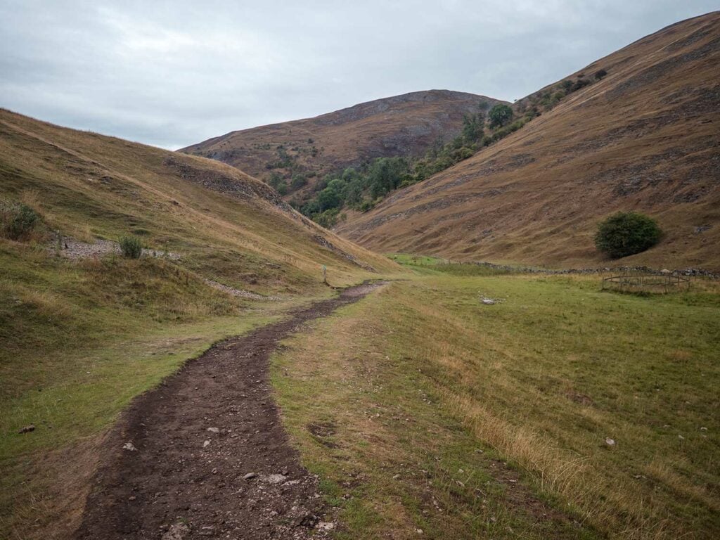 The path through Lin Dale to the Stepping Stones