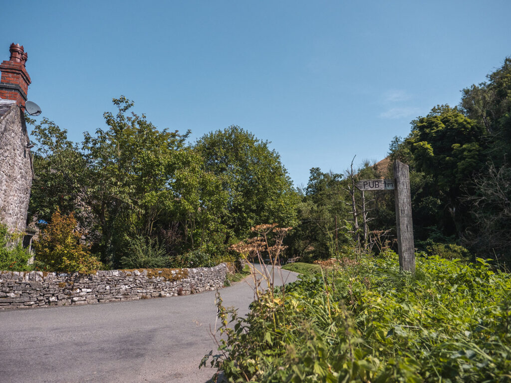 Pub sign in Milldale, Peak District