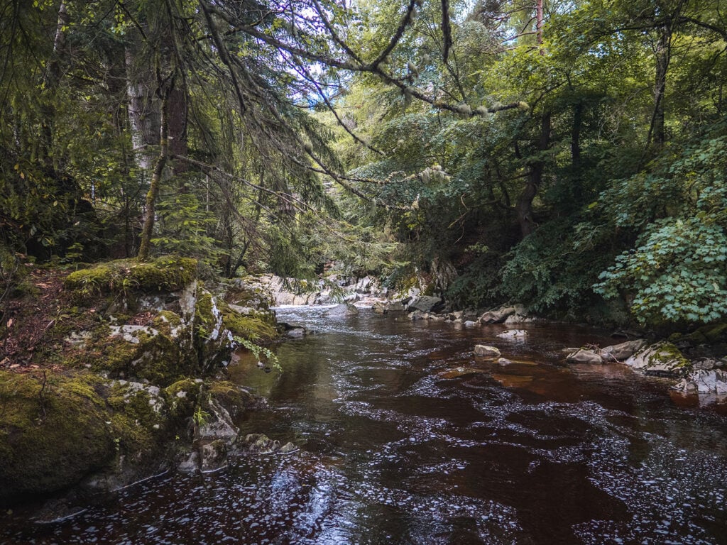 Bruar Waters in Perthshire, Scotland