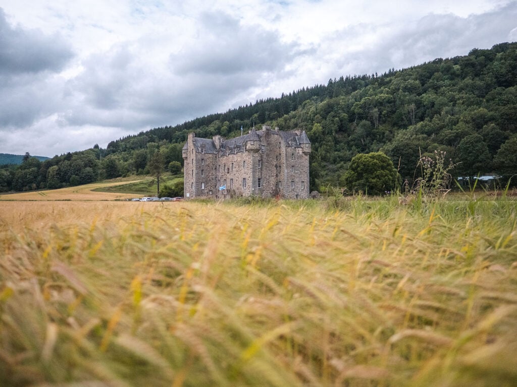 Castle Menzies in Weem, Scotland