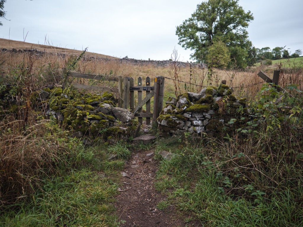 Gate on walk from Thorpe to Thorpe cloud