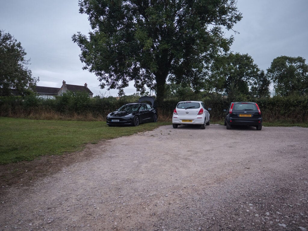 Narlows Lane car park near Thorpe Cloud