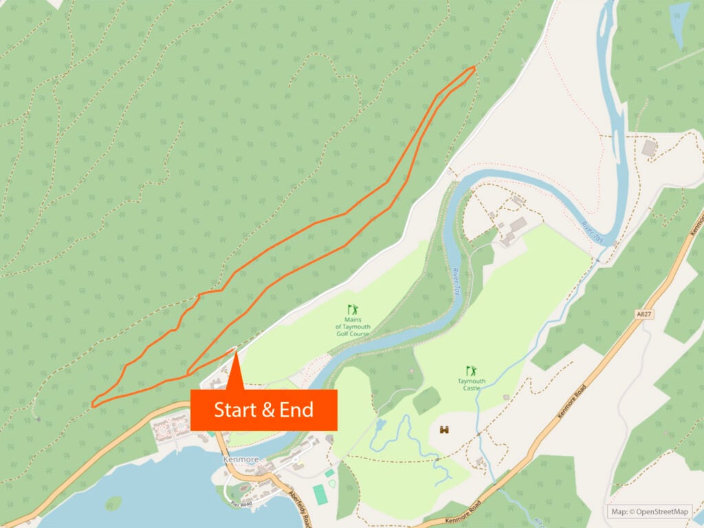 Drummond Trail Walk Map