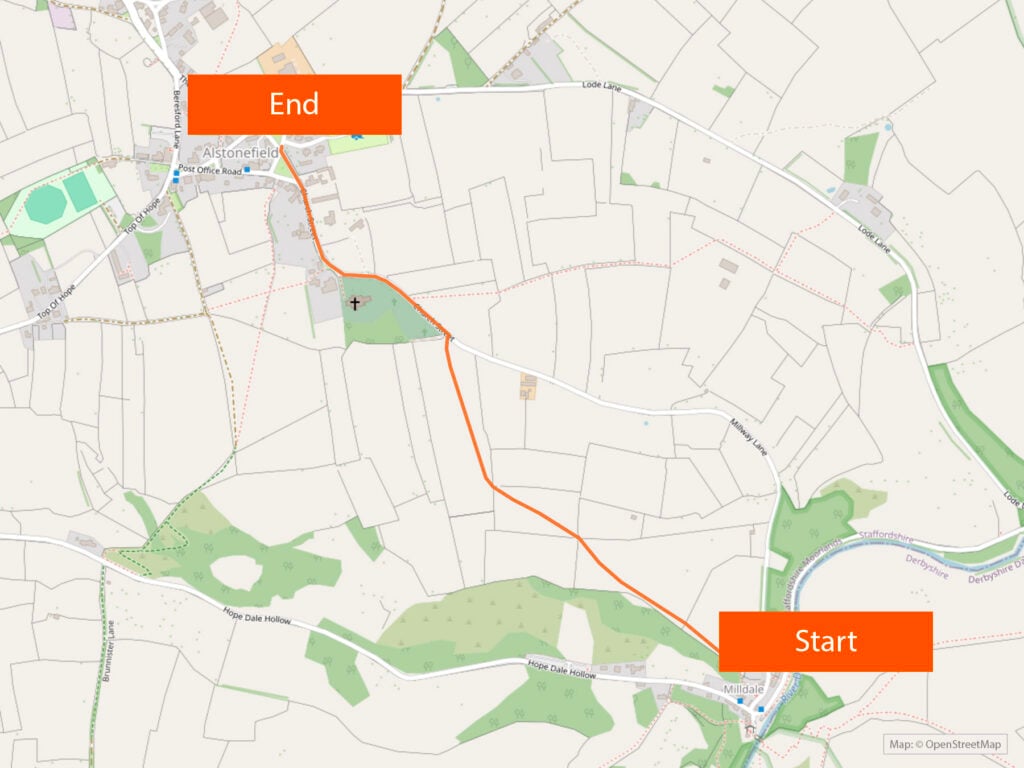 Milldale To Alstonfield walk