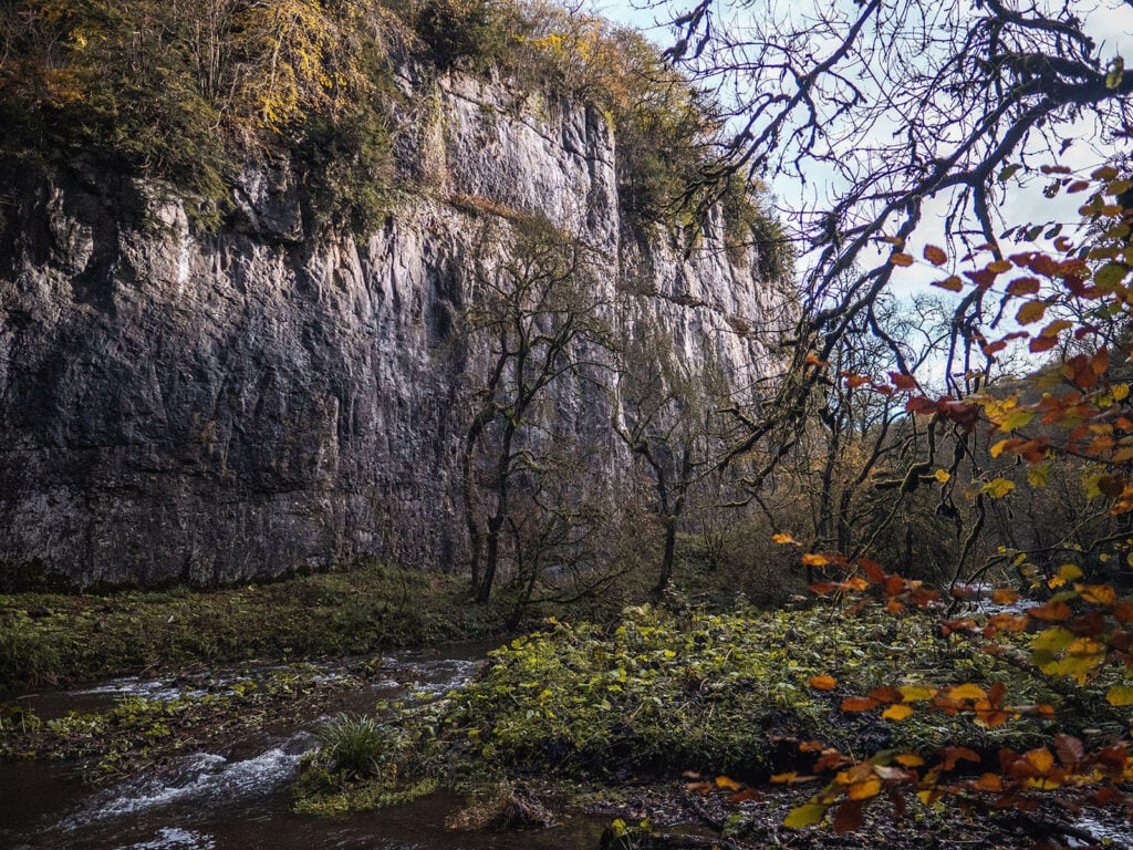 Wall of limestone, chee dale