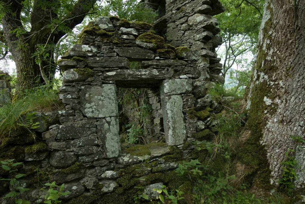 Ruins in the old Village of Lawers