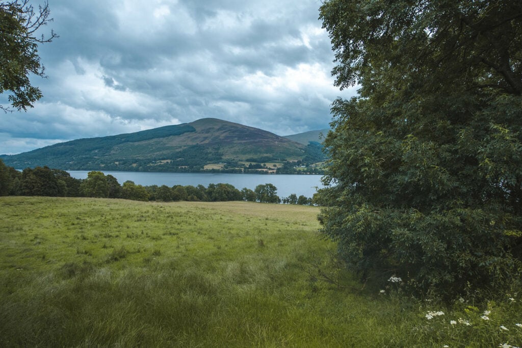 View over to Ben Lawers