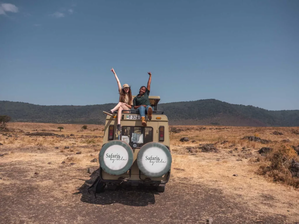 Ella Mckendrick on safari in Tanzania