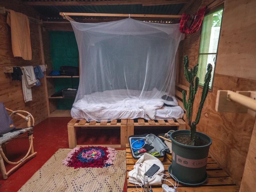 Inside Arusha budget accommodation