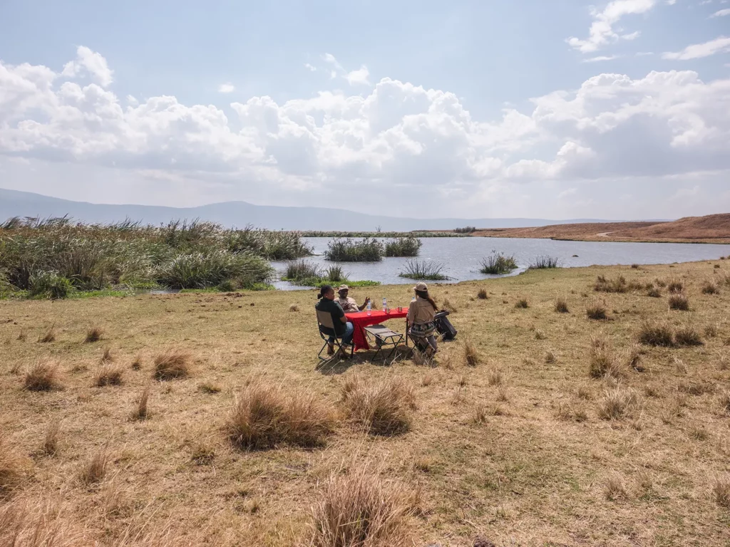 Picnic in Ngorongoro Crater