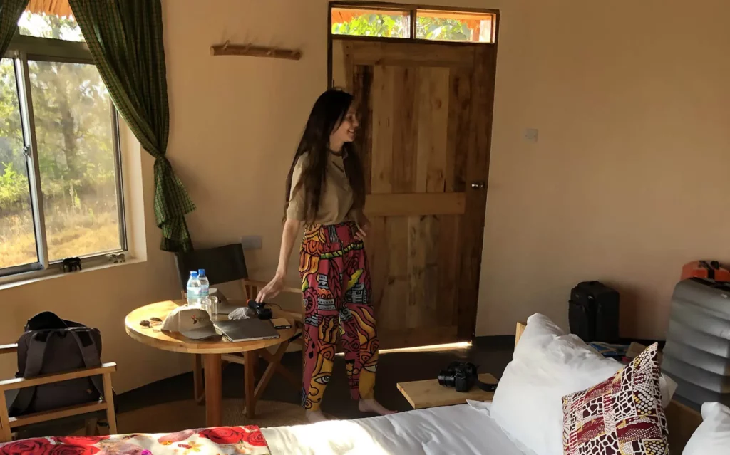 Ella Mckendrick, Accommodation Tanzania