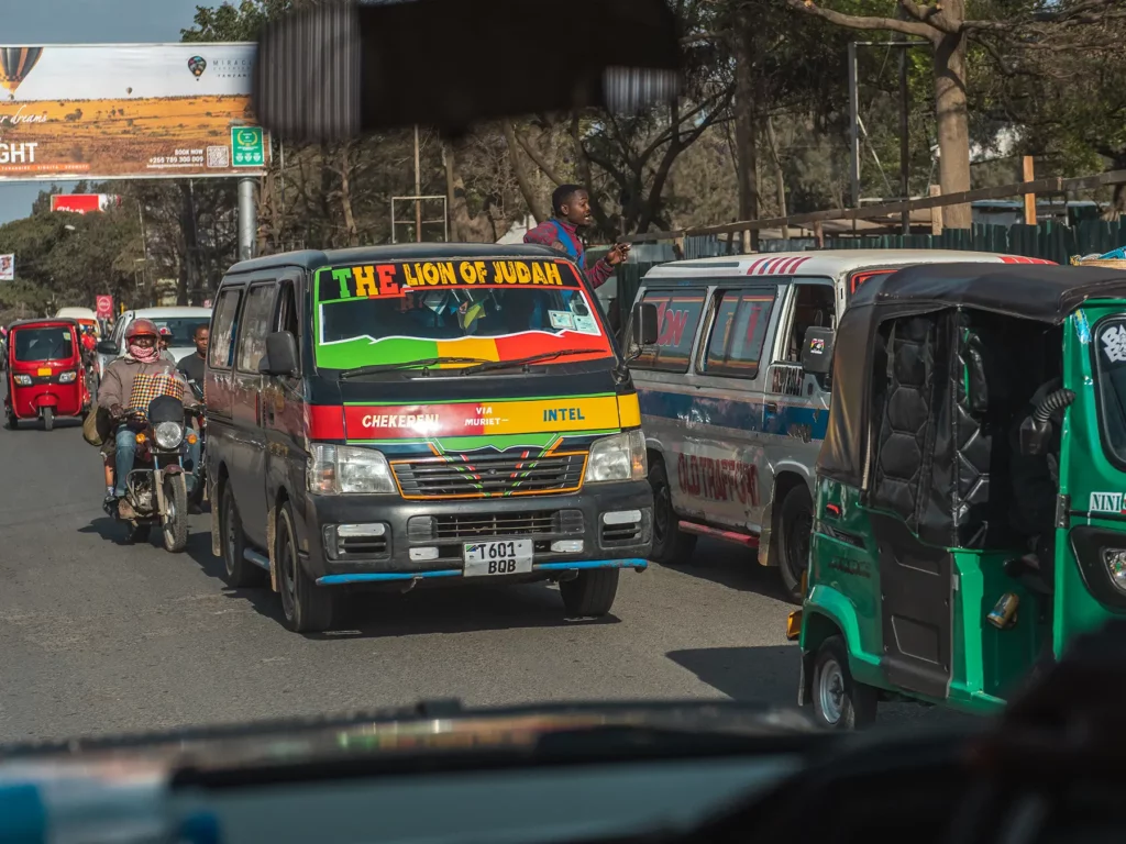 Mini bus in Arusha tanzania