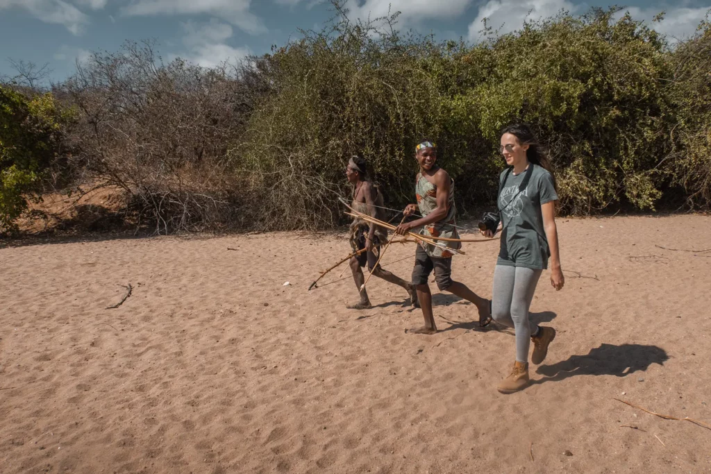 Ella McKendrick and Hadzabe Tribe