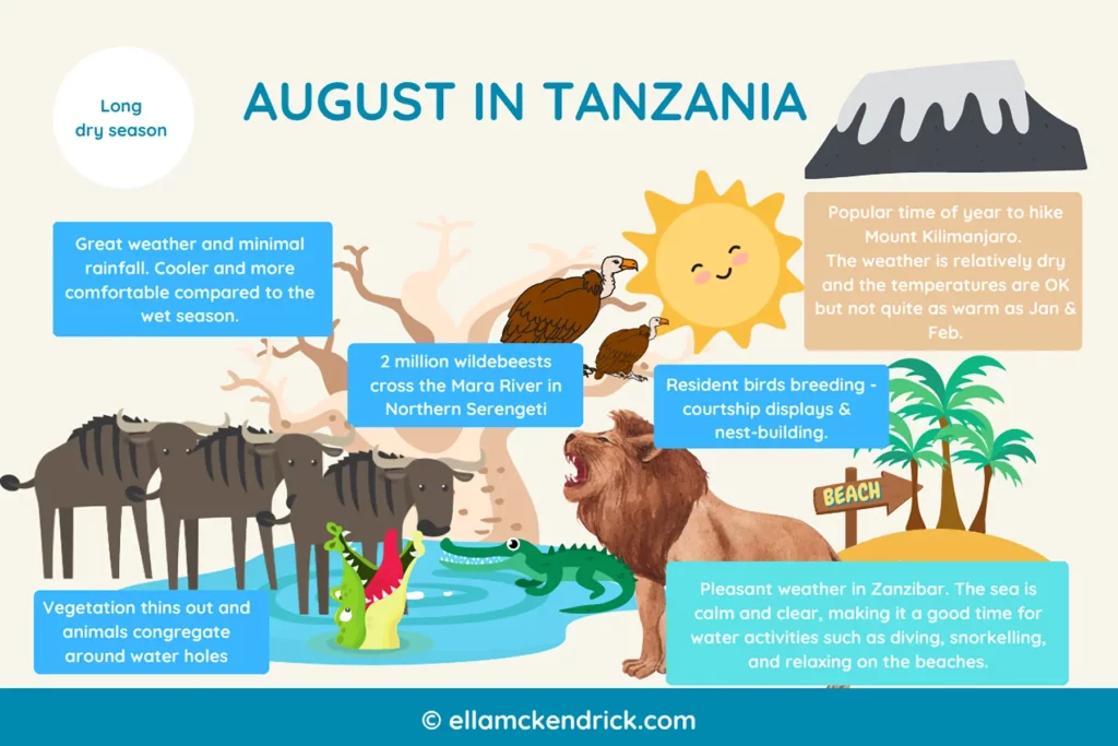 Visual guide to Tanzania in August