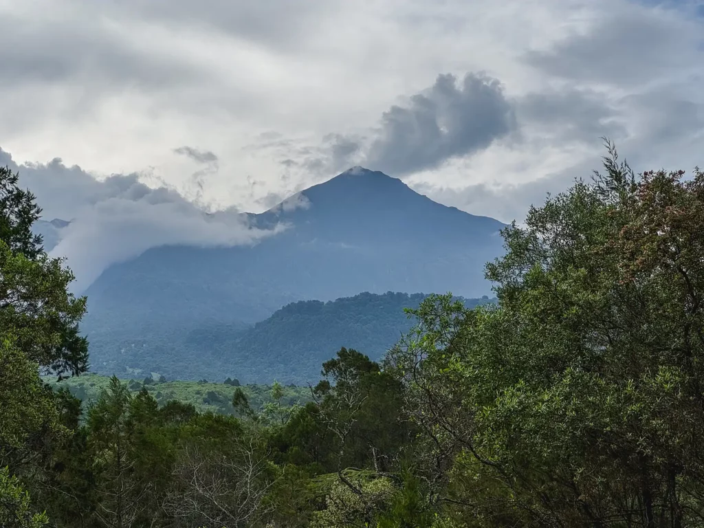 Mount Meru from Arusha National Park
