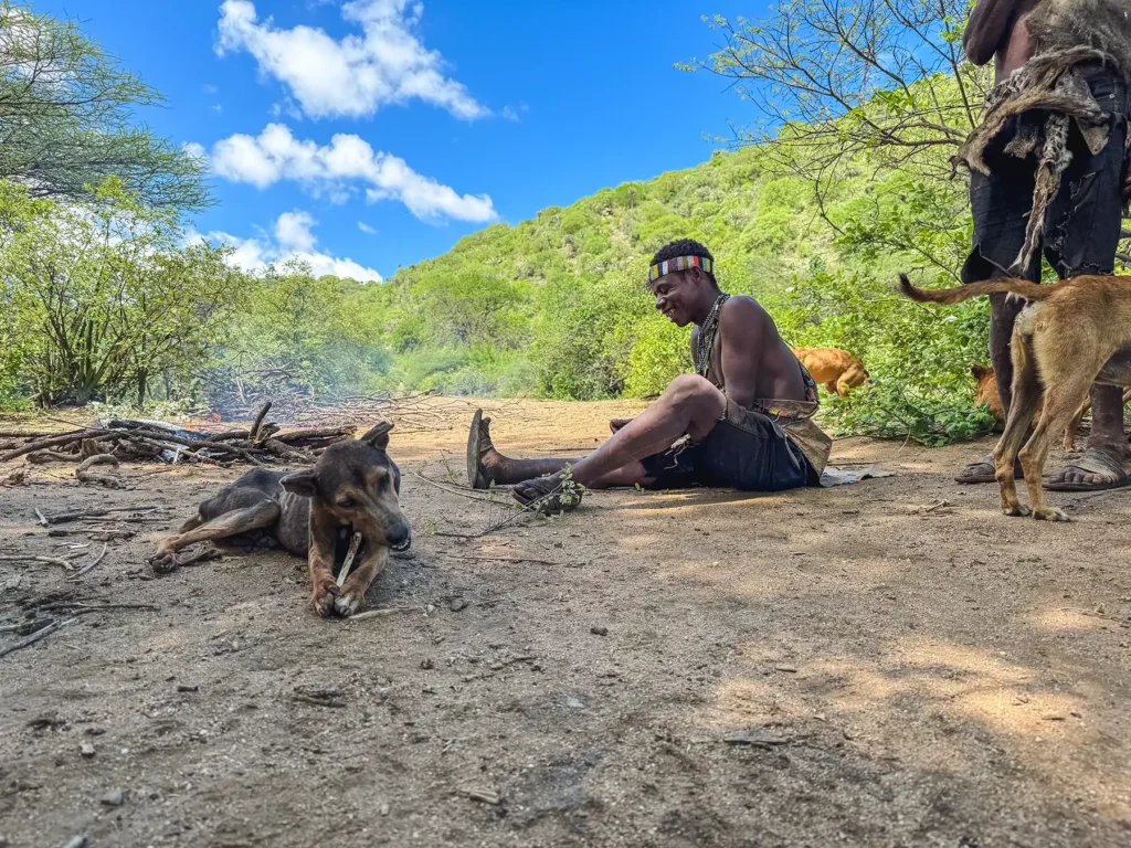 The chief of the Hadzabe tribe
