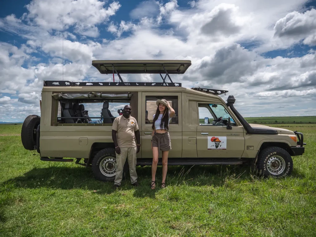 Ella McKendrick on Safari in the Masai Mara, Kenya