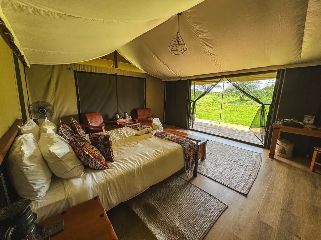 Luxury tented safari camp