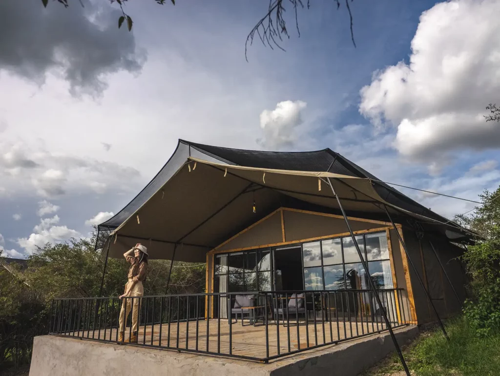 luxury tented safari camp