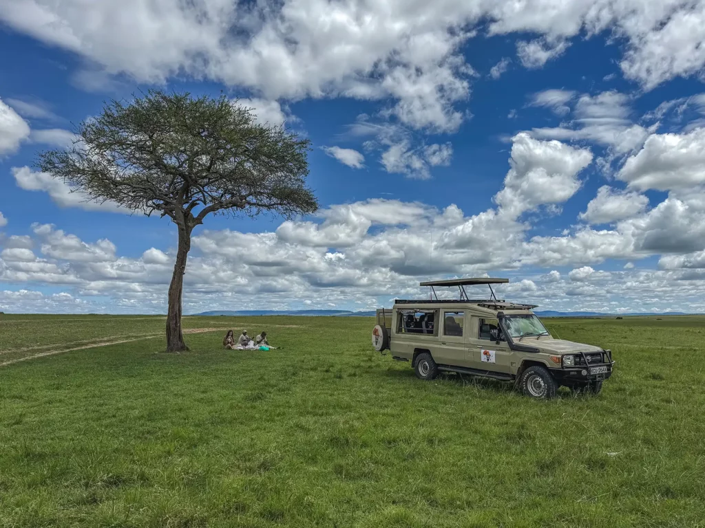 Luxury safari photography vehicle in the Masai Mara Kenya