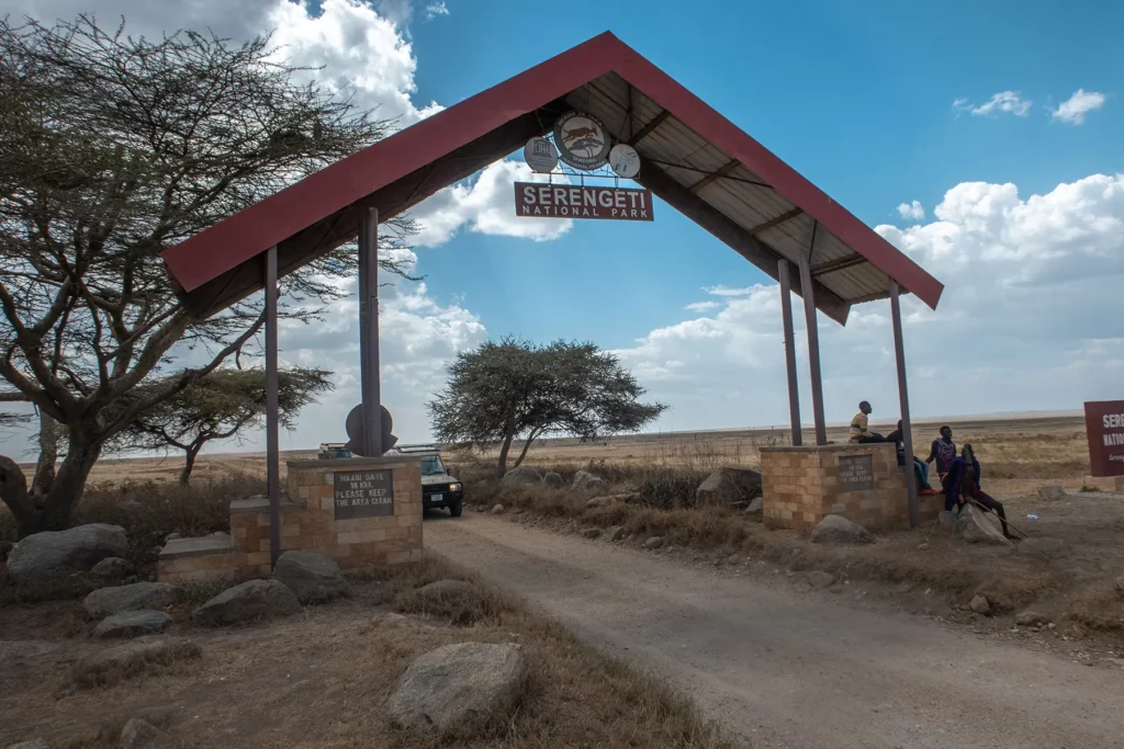 Serengeti entrance gate